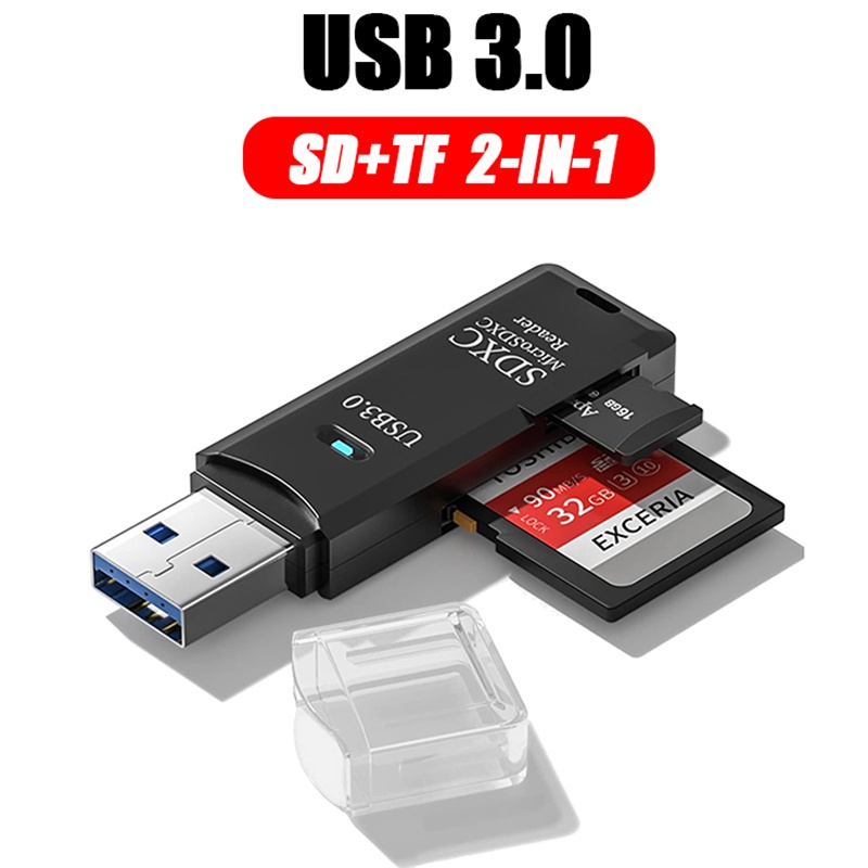 Laptop Accessories Usb - 2 In 1 USB 3.0 Card