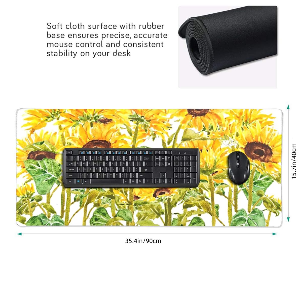 Sunflower Vibrant Yellow Flora - Yellow Laptop Accessories avaliação e preço