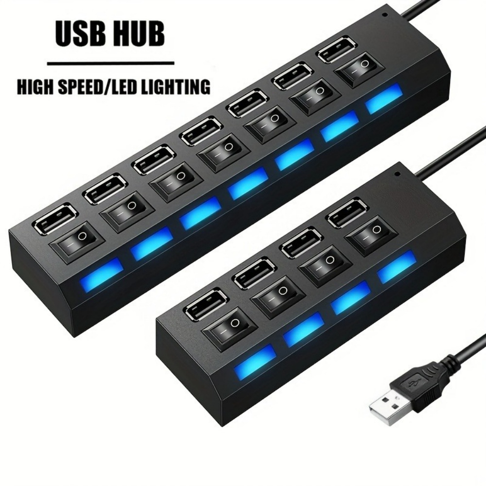 USB 3.0 Hub 4 7 Port Multi USB - Laptop Accessories Usb avaliação e preço