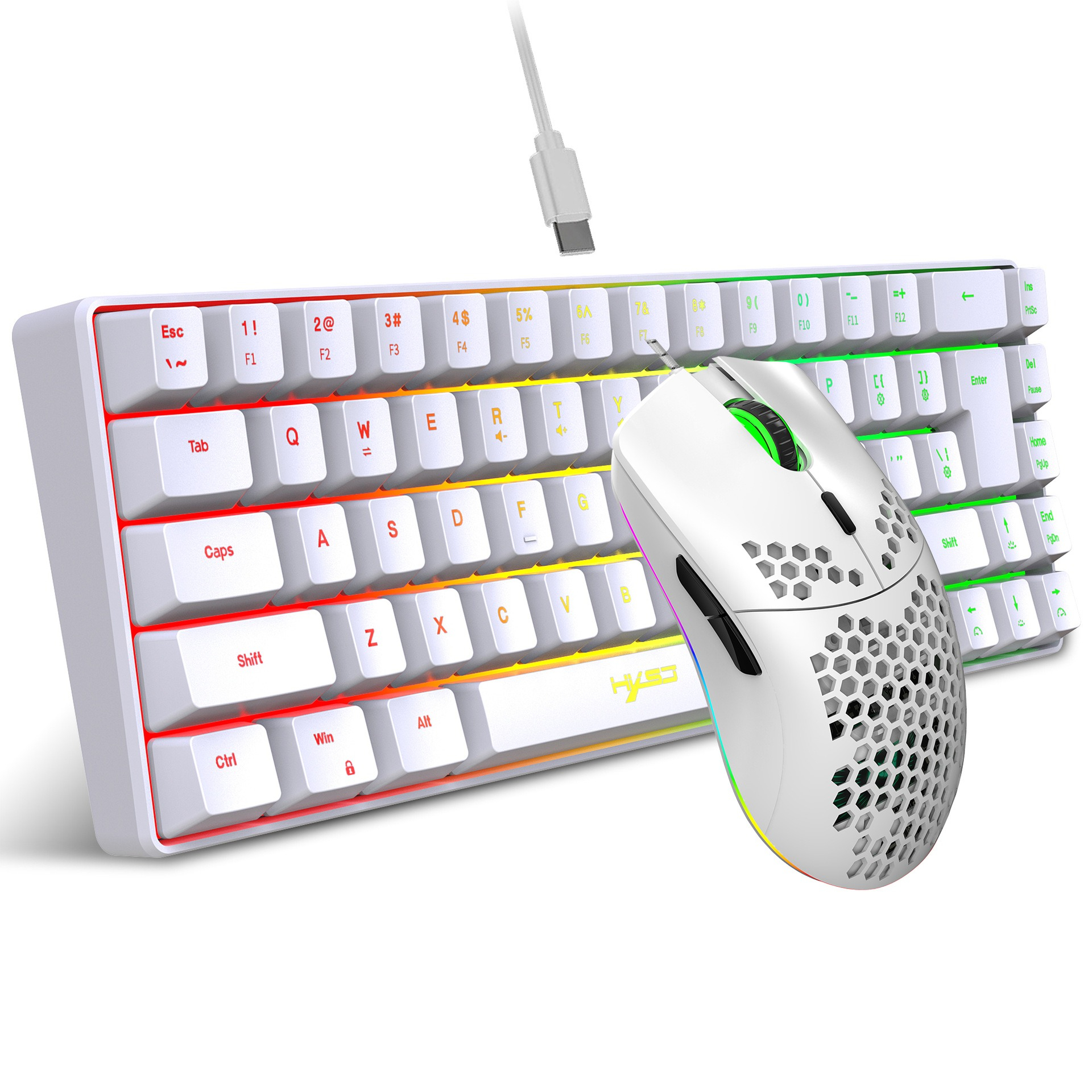 Keyboard and mouse 68key wired - Laptop Accessories Combo avaliação e preço