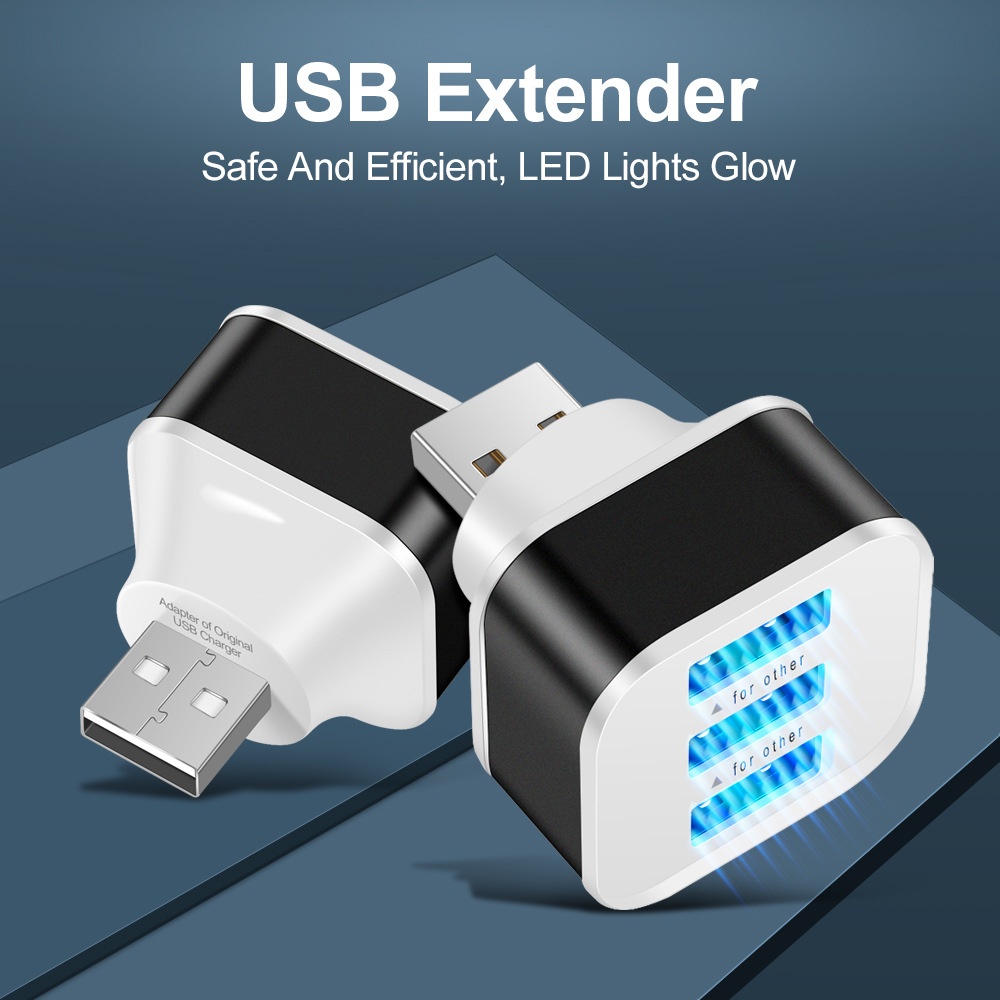 3 Port USB Slots Adaptor USB 3 - Laptop Accessories Usb avaliação e preço