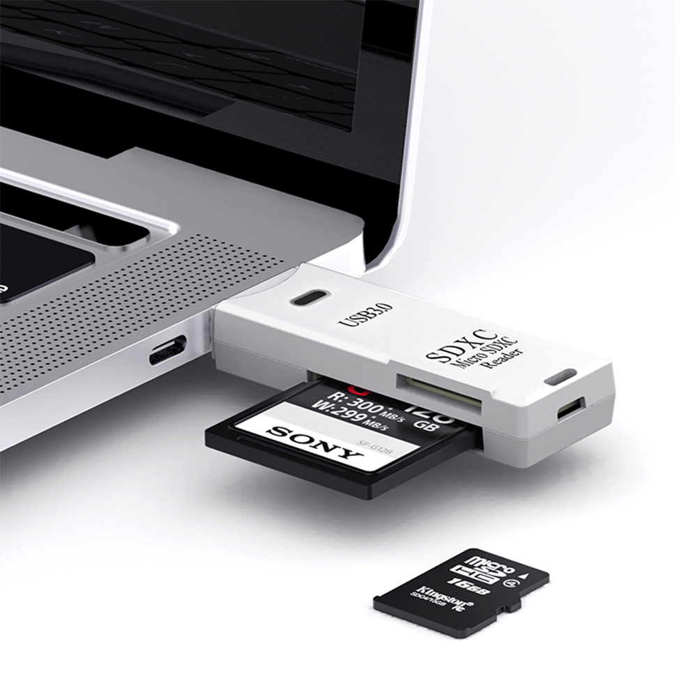 2 In 1 USB 3.0 Card Reader Por - Laptop Accessories Usb avaliação e preço