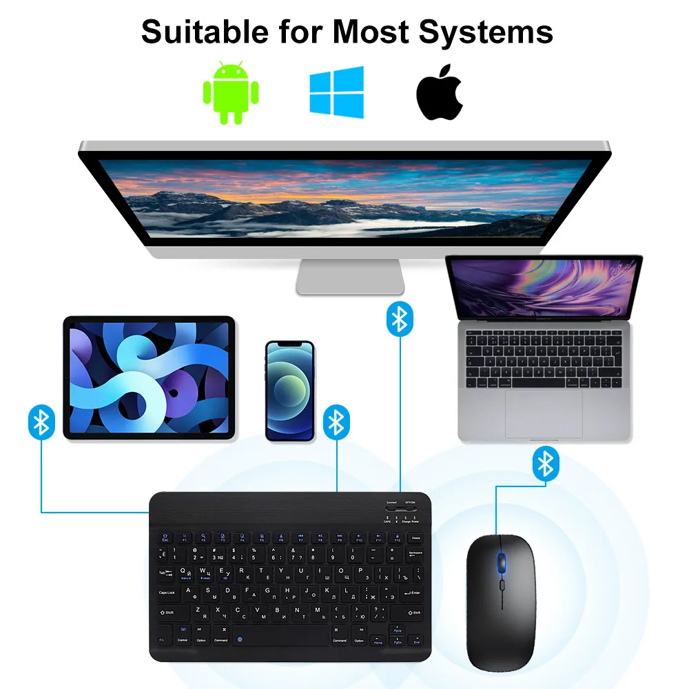 New 2025 Bluetooth Wireless Ke - Laptop Accessories Combo avaliação e preço