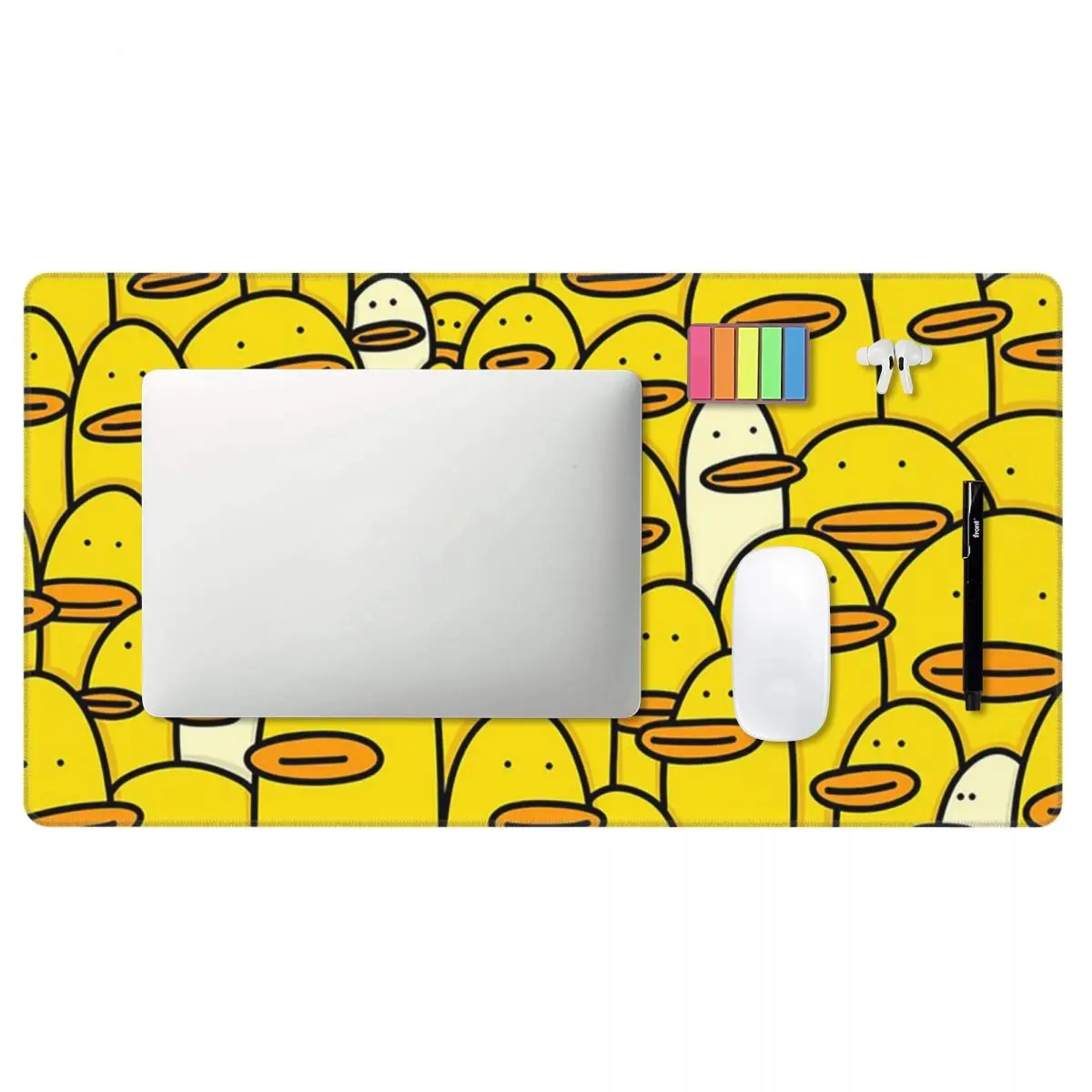 Large Mouse Pad Cartoon Yellow - Yellow Laptop Accessories avaliação e preço