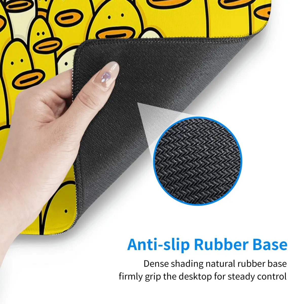 Large Mouse Pad Cartoon Yellow - Yellow Laptop Accessories avaliação e preço