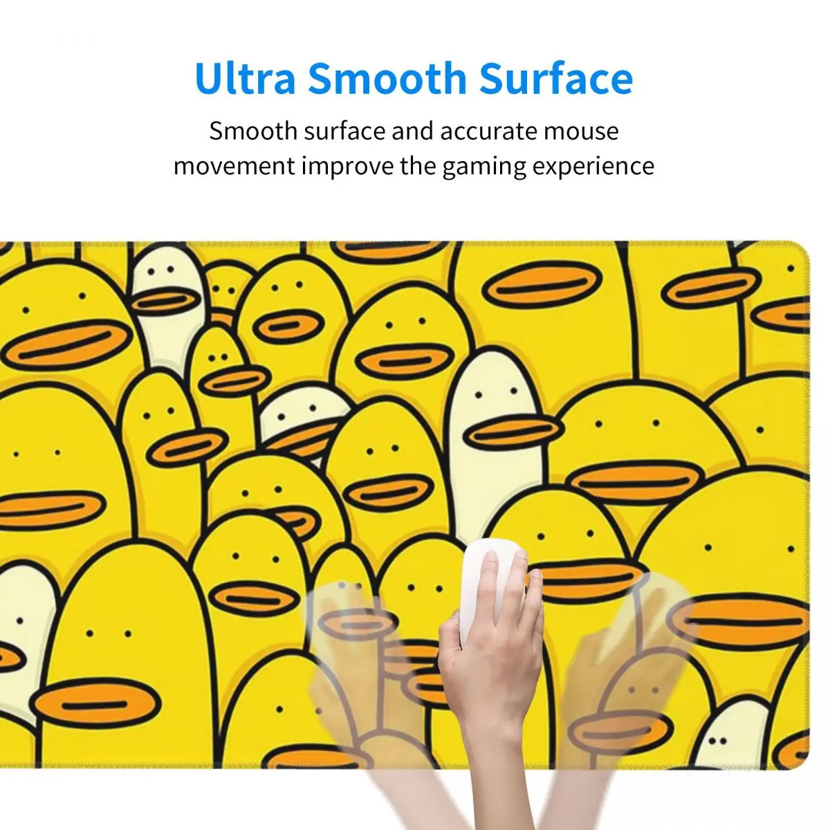 Large Mouse Pad Cartoon Yellow - Yellow Laptop Accessories avaliação e preço