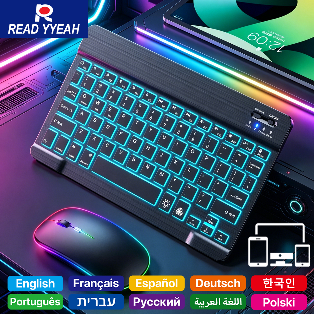 READ YYEAH RGB Backlit Bluetoo - Laptop Accessories Combo avaliação e preço