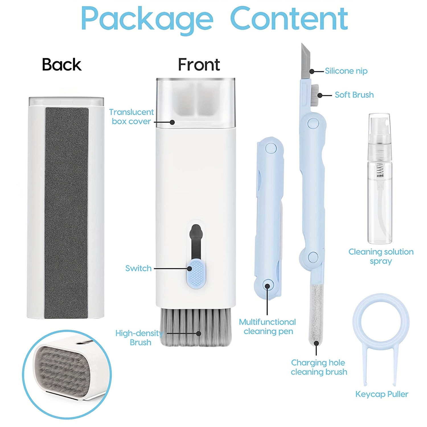 7-in-1 electronic cleaning kit - Screen Cleaning Kit avaliação e preço