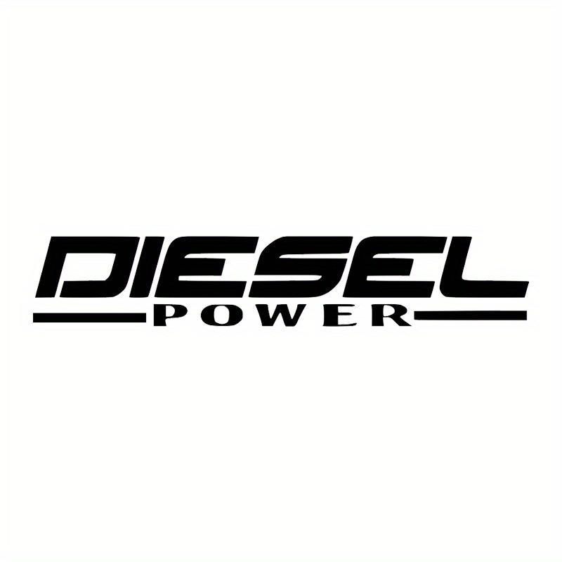 2D Flat Diesel Power Decal Bla - Yellow Laptop Accessories avaliação e preço