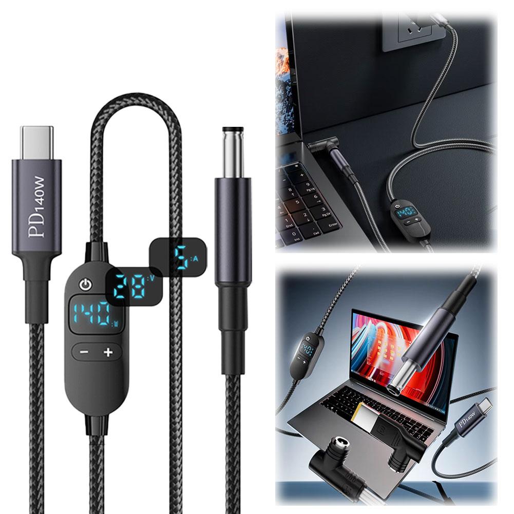 140W PD3.1 USB-C to DC Chargin - Laptop Accessories Usb avaliação e preço