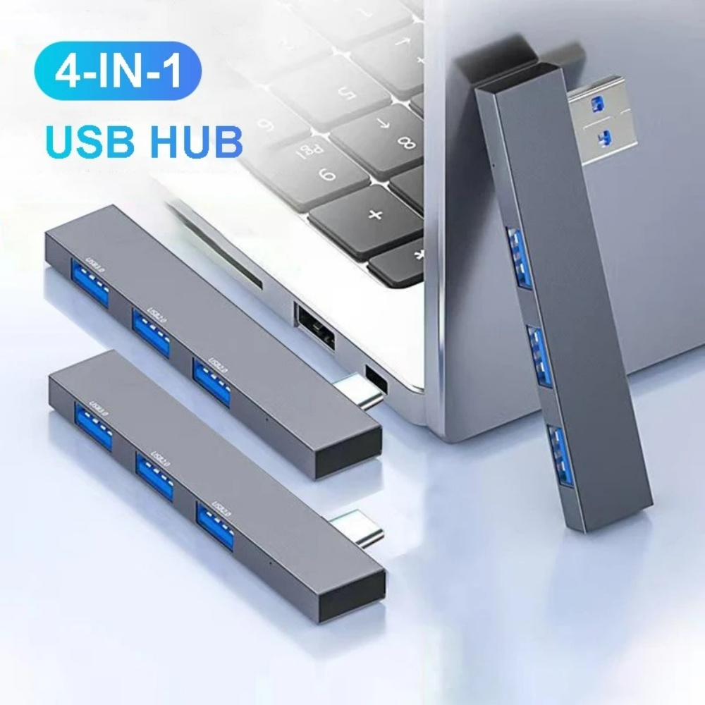 4 in 1 USB 3.0 Hub Type C 3.1  - Laptop Accessories Usb avaliação e preço
