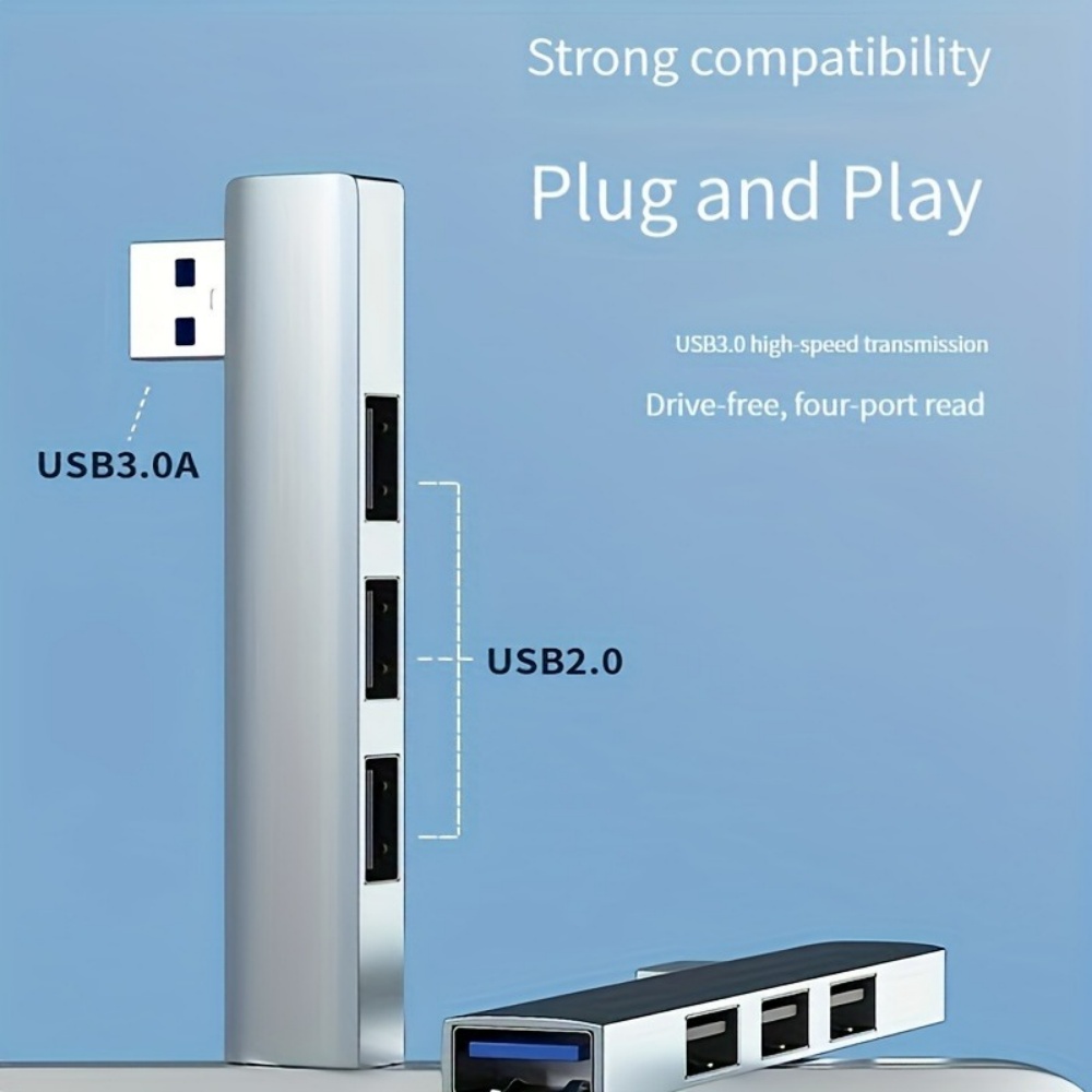 4 in 1 USB 3.0 Hub Type C 3.1  - Laptop Accessories Usb avaliação e preço