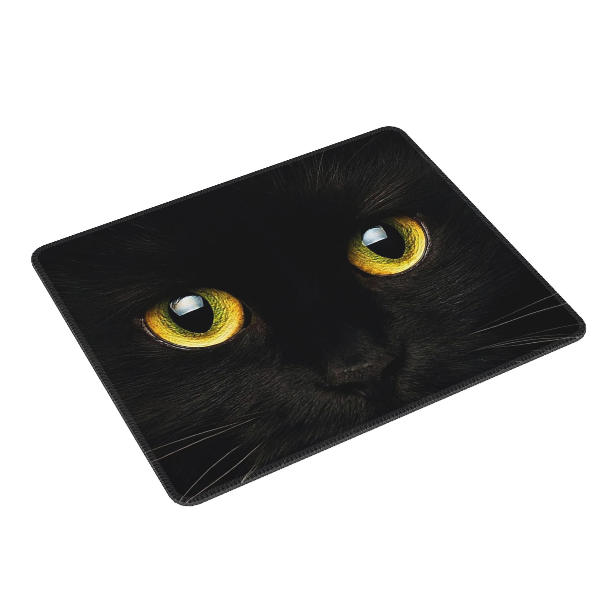 Black Cat Face And Yellow Eyes - Yellow Laptop Accessories avaliação e preço