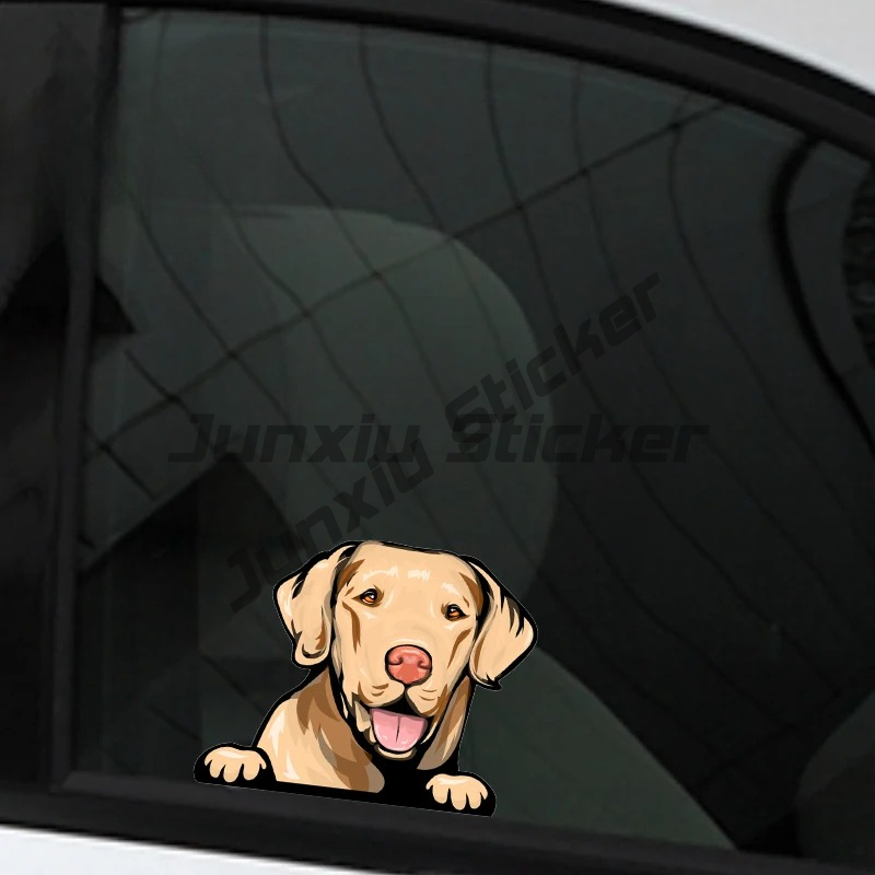 Labrador Retriever Peeker Car  - Yellow Laptop Accessories avaliação e preço