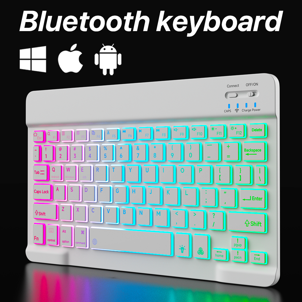 Backlit Backlight Bluetooth Ke - Laptop Accessories Combo avaliação e preço