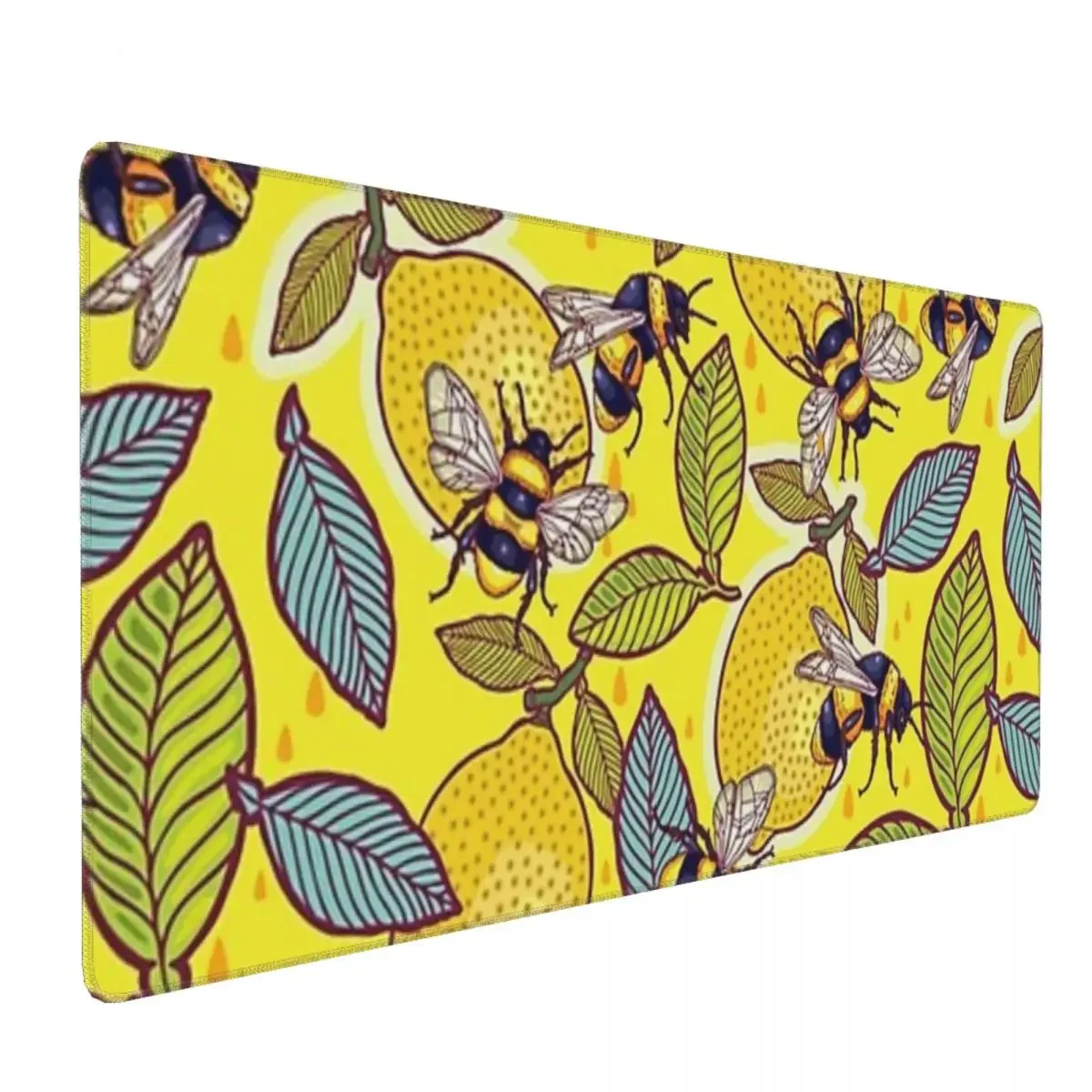 Yellow Lemon And Bee Garden La - Yellow Laptop Accessories avaliação e preço