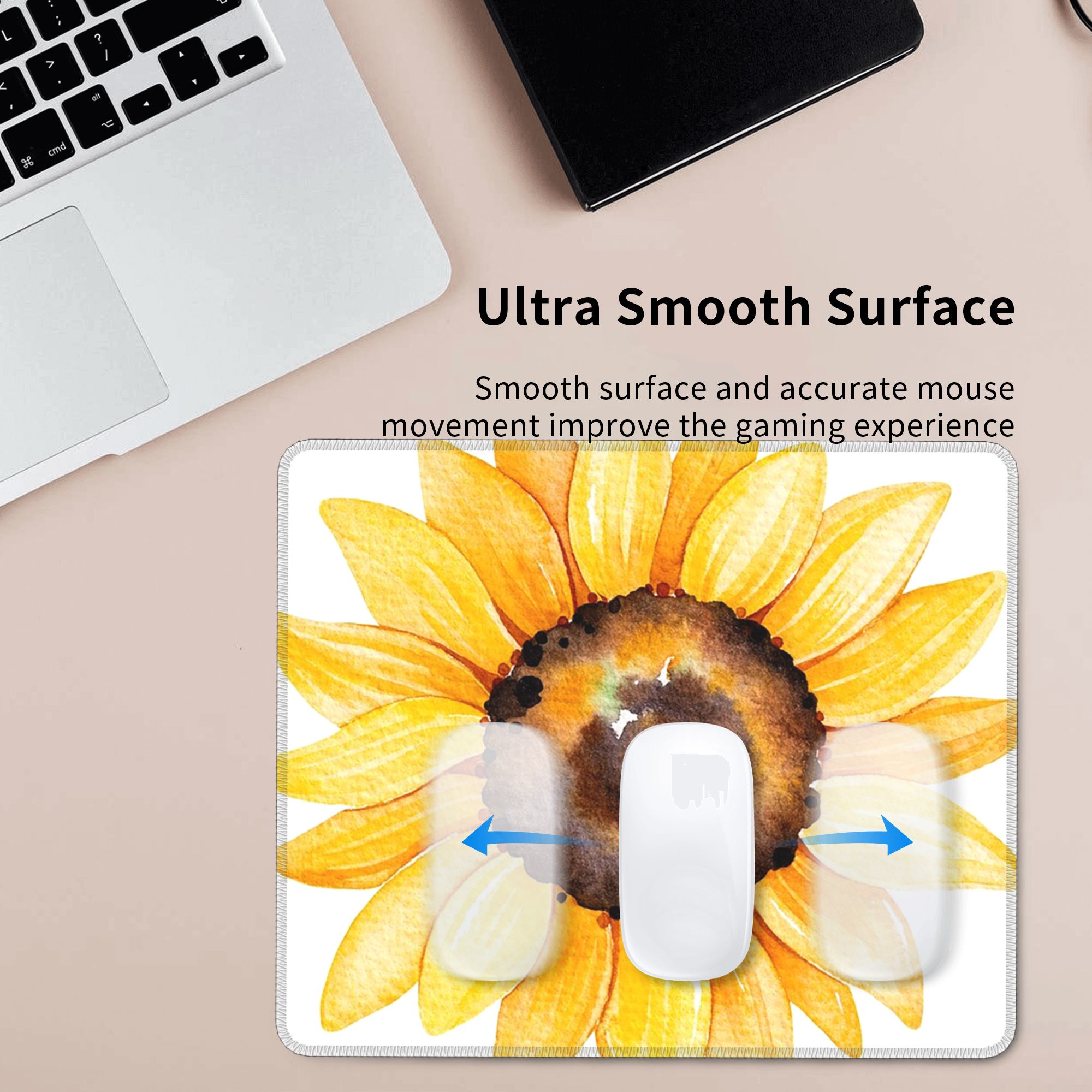 Watercolor Sunflower Vibrant Y - Yellow Laptop Accessories avaliação e preço