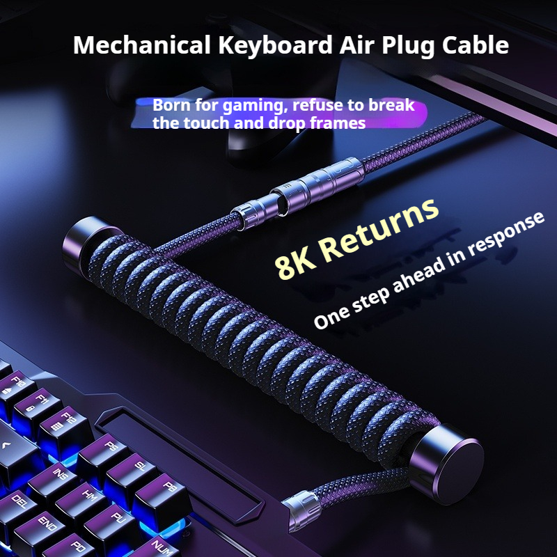 Eary 1.2m Coiled Keyboard Cabl - Laptop Accessories Usb avaliação e preço