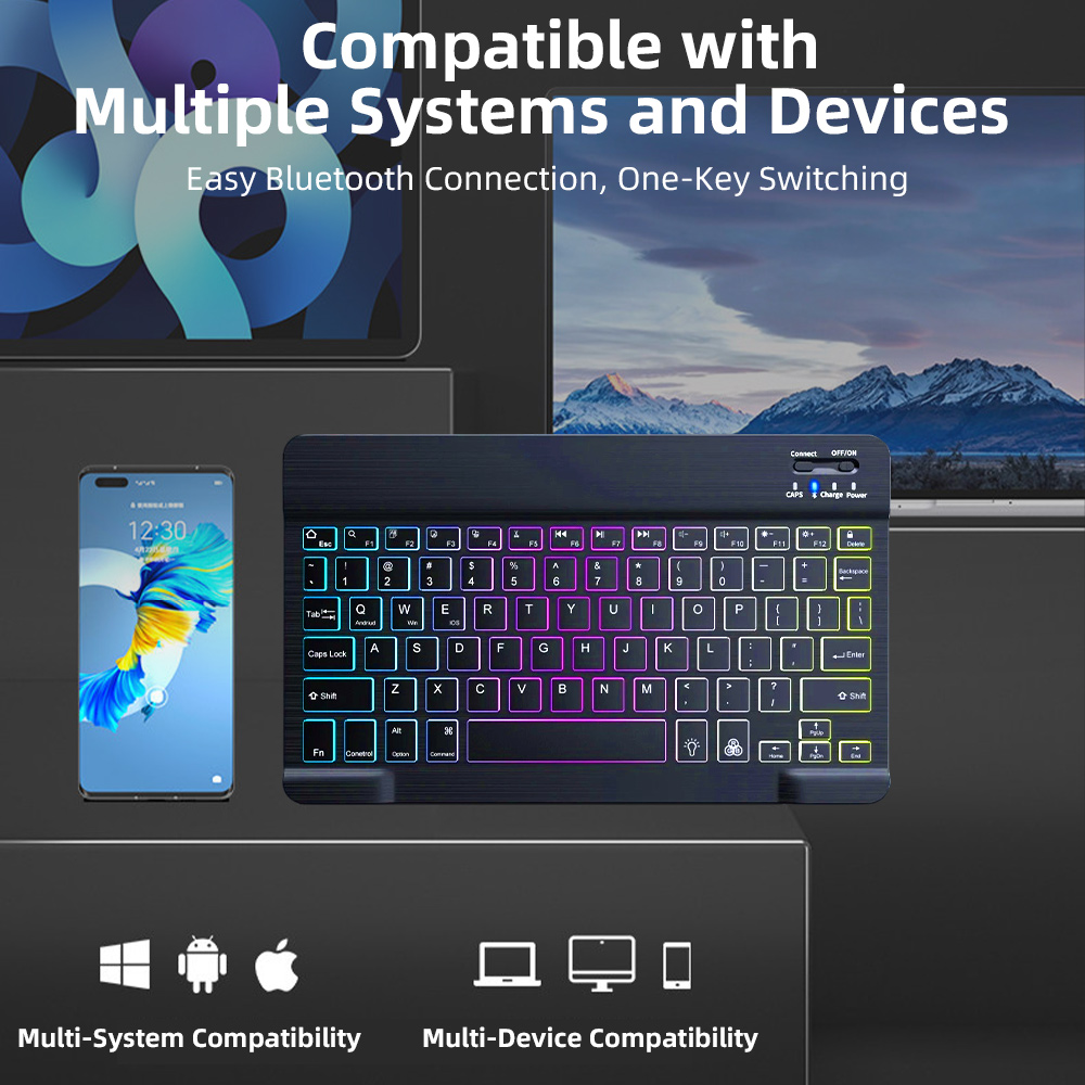 2026 Backlight Bluetooth Keybo - Laptop Accessories Combo avaliação e preço