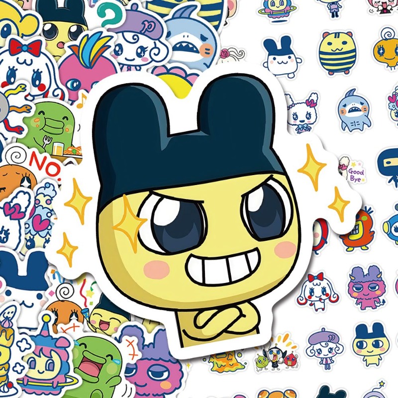 Japanese Tamagotchi Stickers E - Laptop Accessories Case avaliação e preço