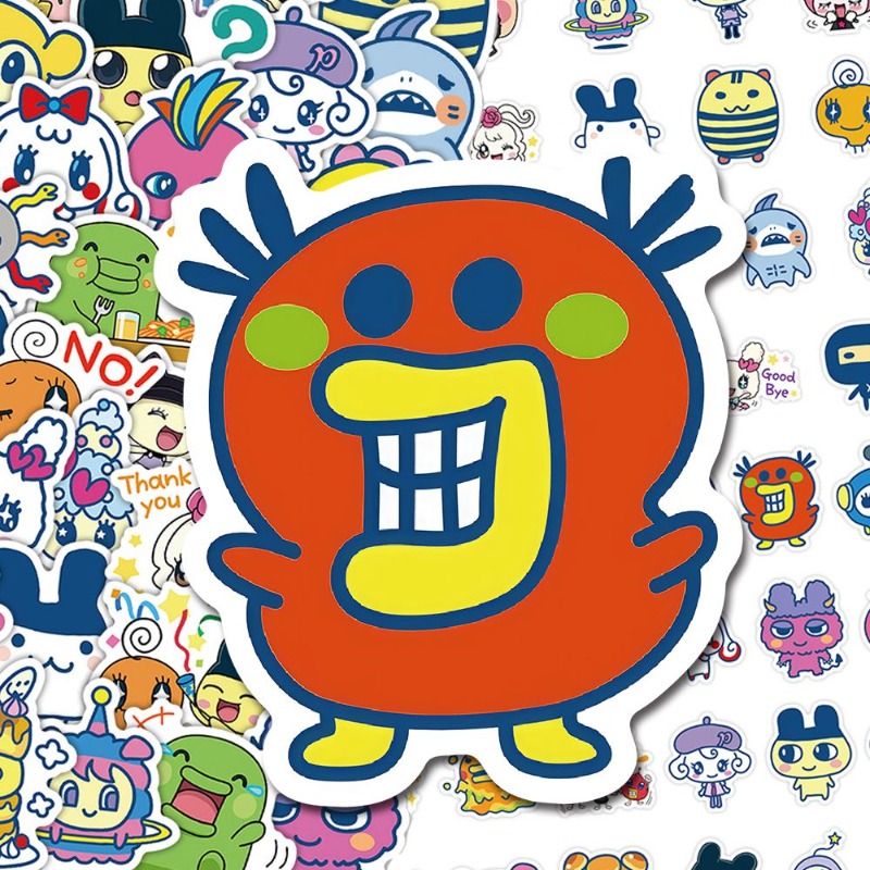 Japanese Tamagotchi Stickers E - Laptop Accessories Case avaliação e preço