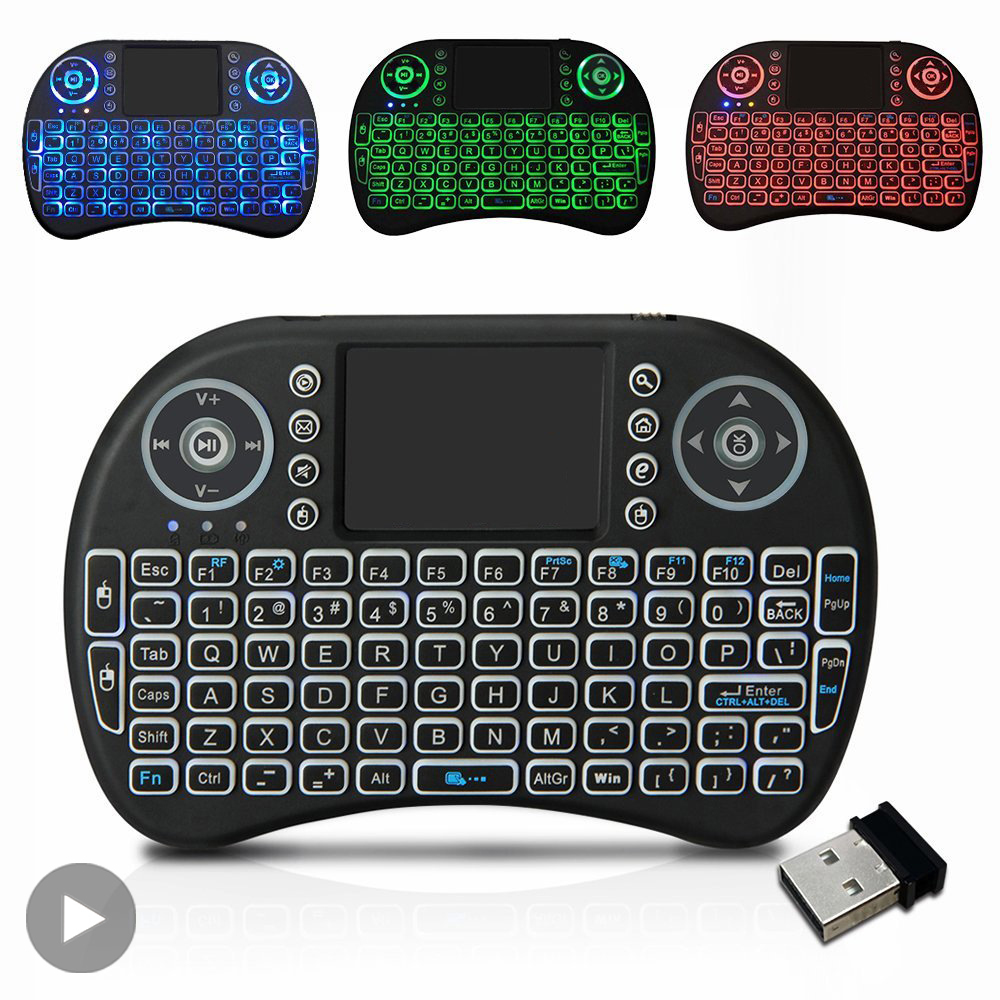 Backlit Mini Wireless Keyboard - Laptop Accessories Combo avaliação e preço