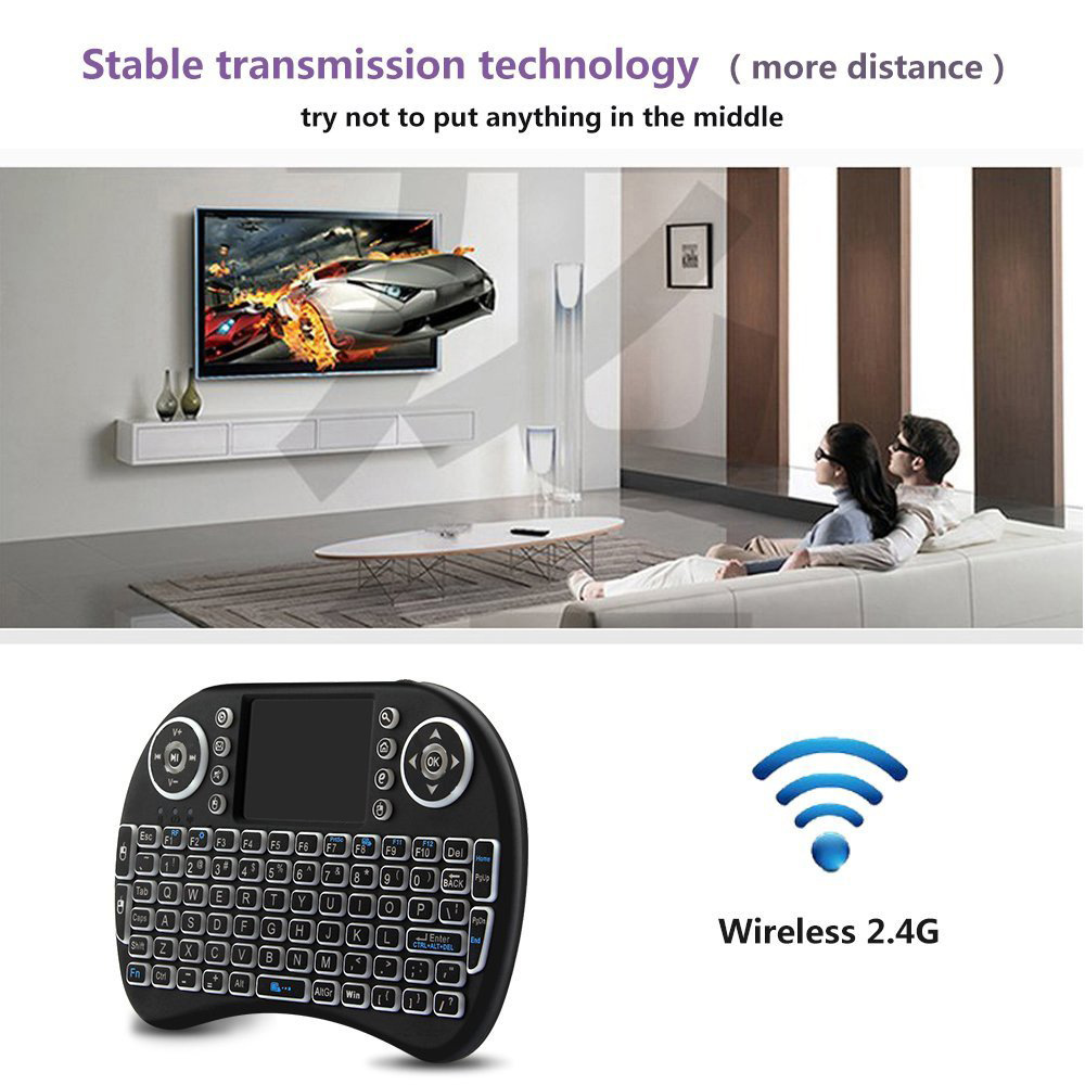 Backlit Mini Wireless Keyboard - Laptop Accessories Combo avaliação e preço