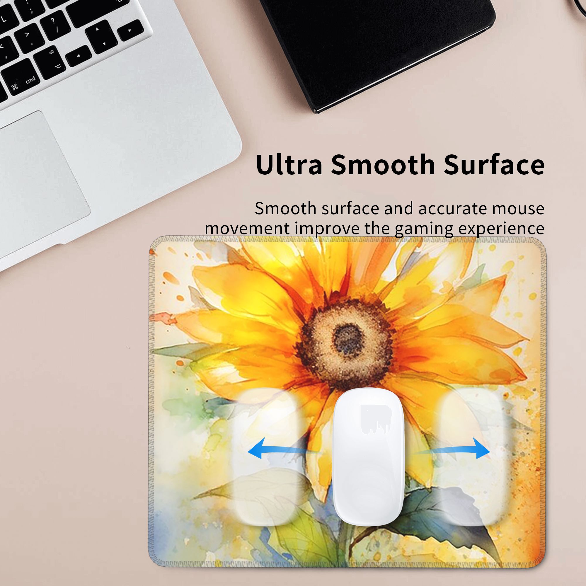 Watercolor Sunflower Vibrant Y - Yellow Laptop Accessories avaliação e preço