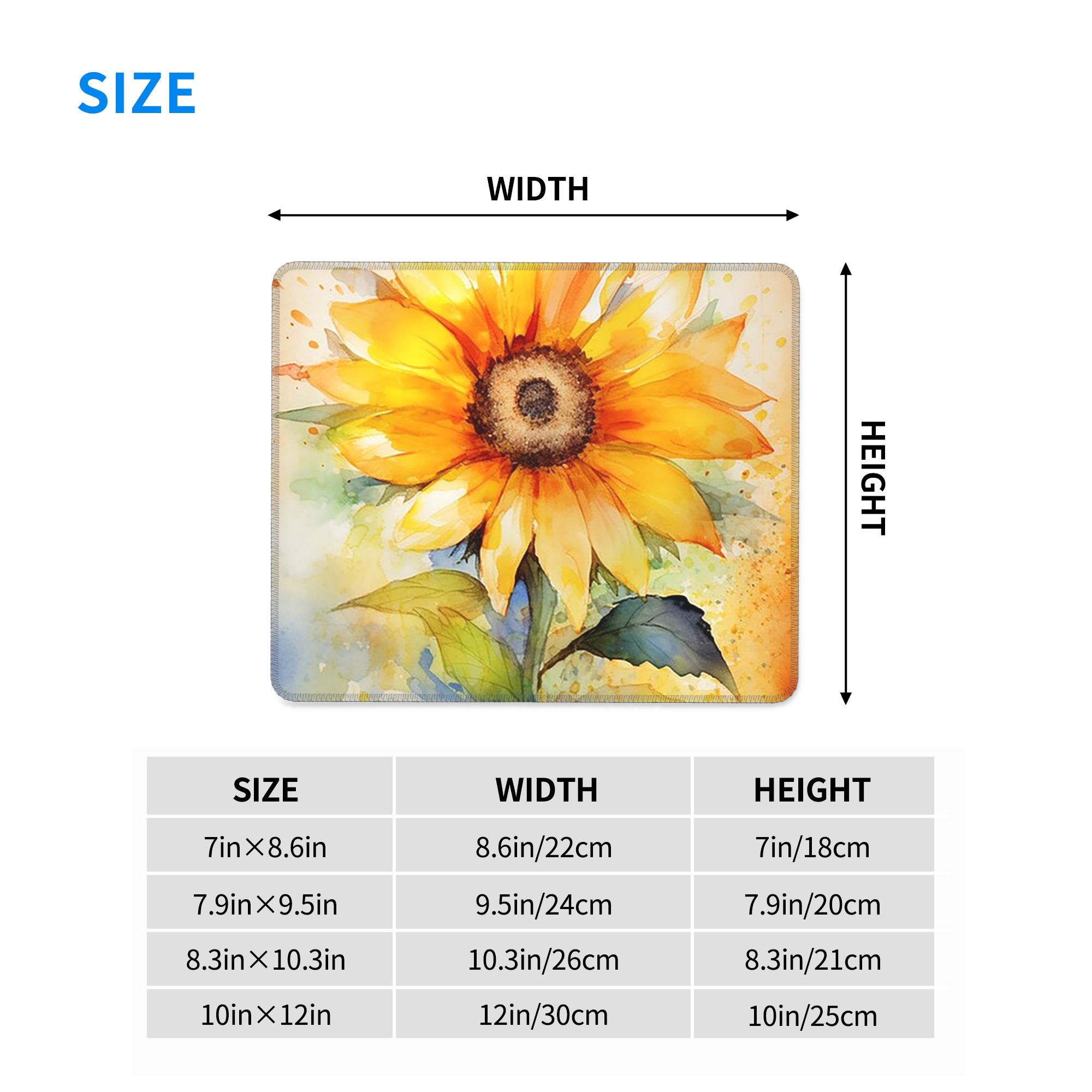 Watercolor Sunflower Vibrant Y - Yellow Laptop Accessories avaliação e preço