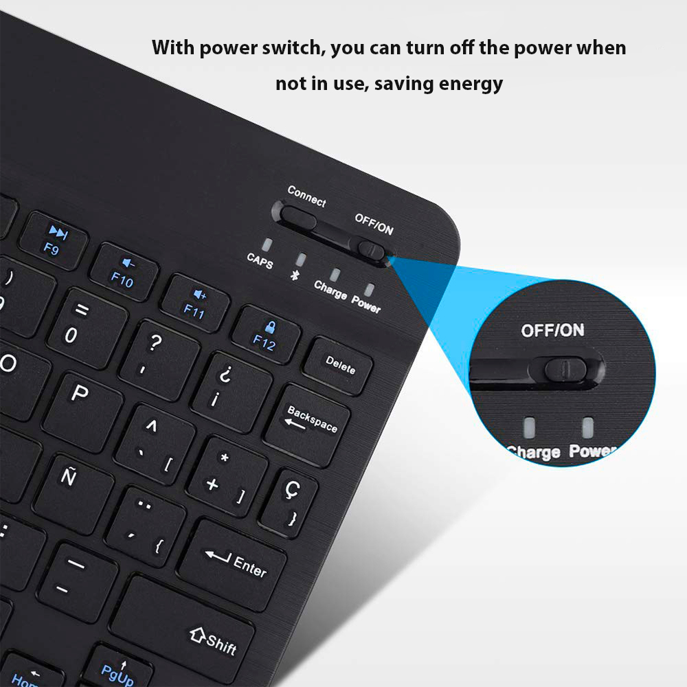 Bluetooth Wireless Keyboard Fo - Laptop Accessories Combo avaliação e preço