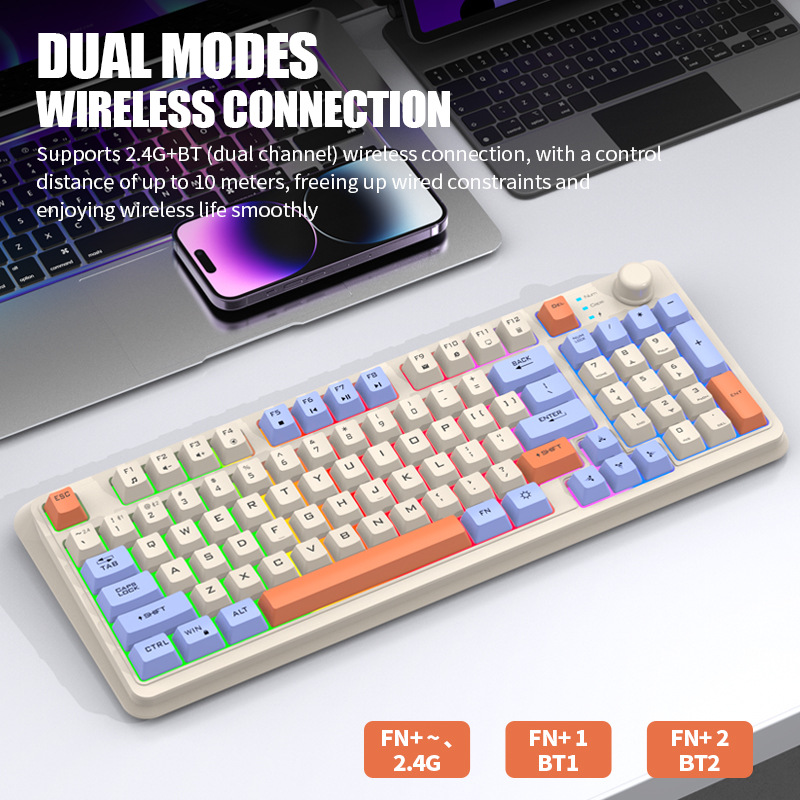 Wireless Keyboard Spanish Russ - Laptop Accessories Combo avaliação e preço