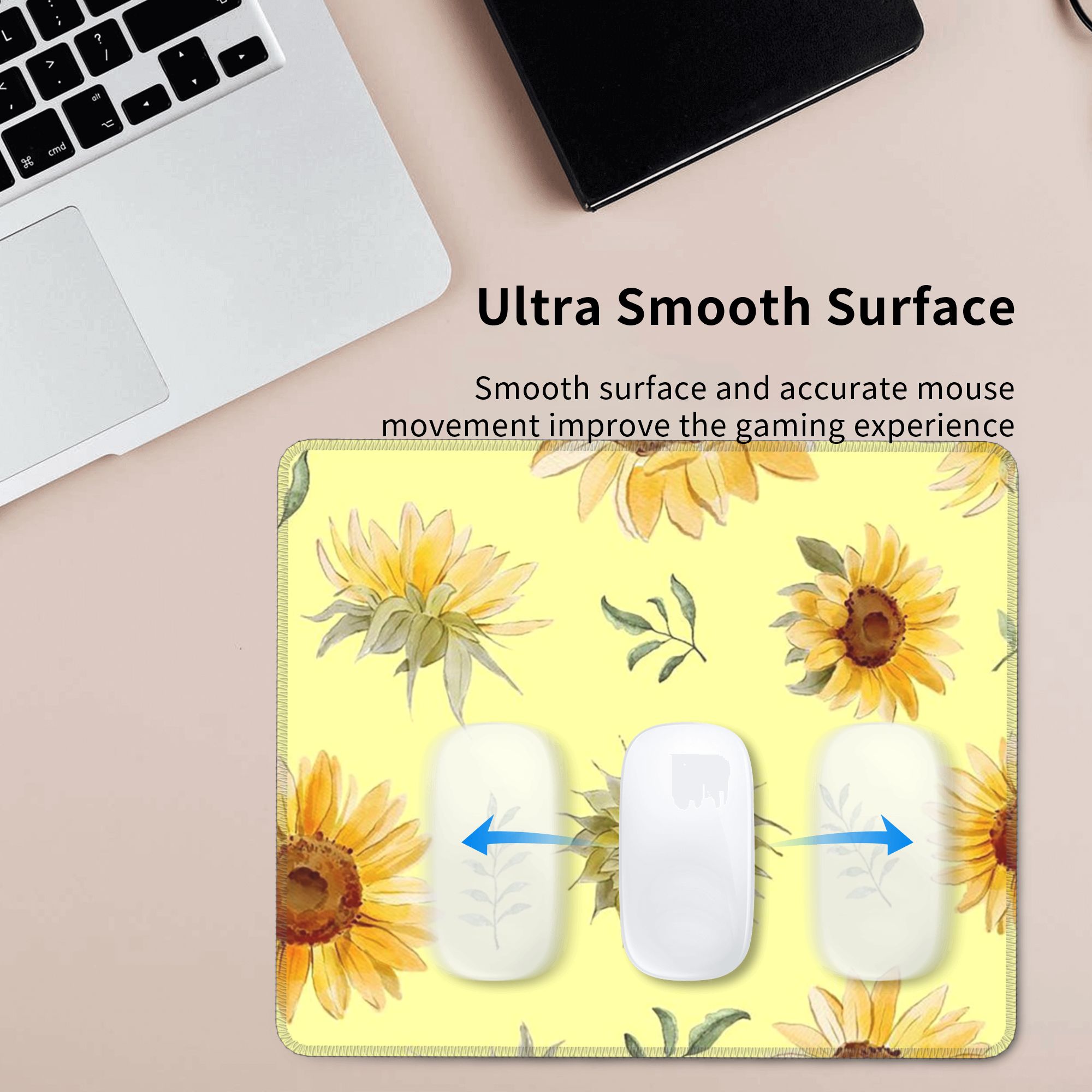 Sunflower Vibrant Yellow Flora - Yellow Laptop Accessories avaliação e preço